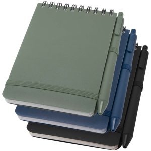 Thalaasa notatnik A6 w twardej okładce z nadrukiem oceanicznym i długopisem  P100508C PFC-107902-W