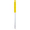Unica długopis z tworzyw sztucznych pochodzących z recyklingu P100543C żółty