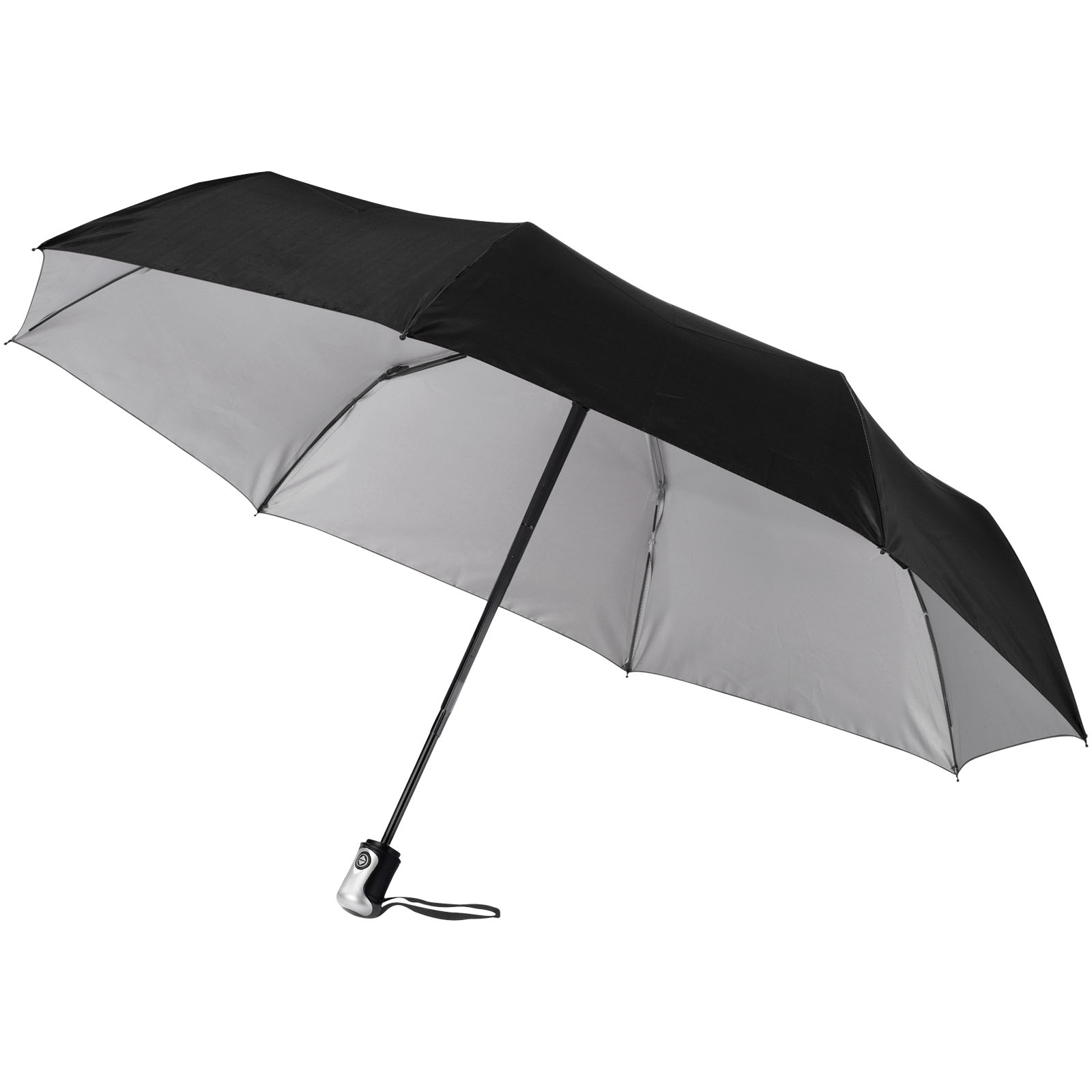 Automatyczny parasol składany 21,5" Alex P068245C czarny / srebrny Automatyczny parasol składany 21,5" Alex P068245C czarny / srebrny
