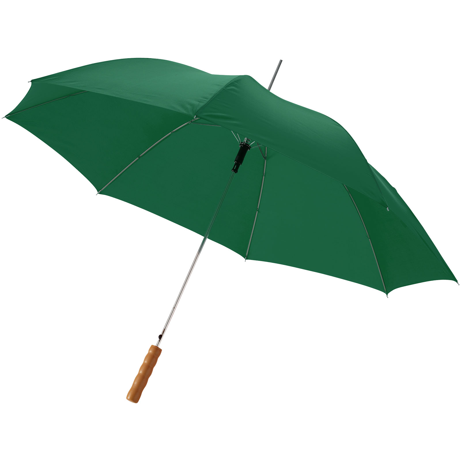 Parasol automatyczny Lisa 23'' z drewnianą rączką P068256C zielony