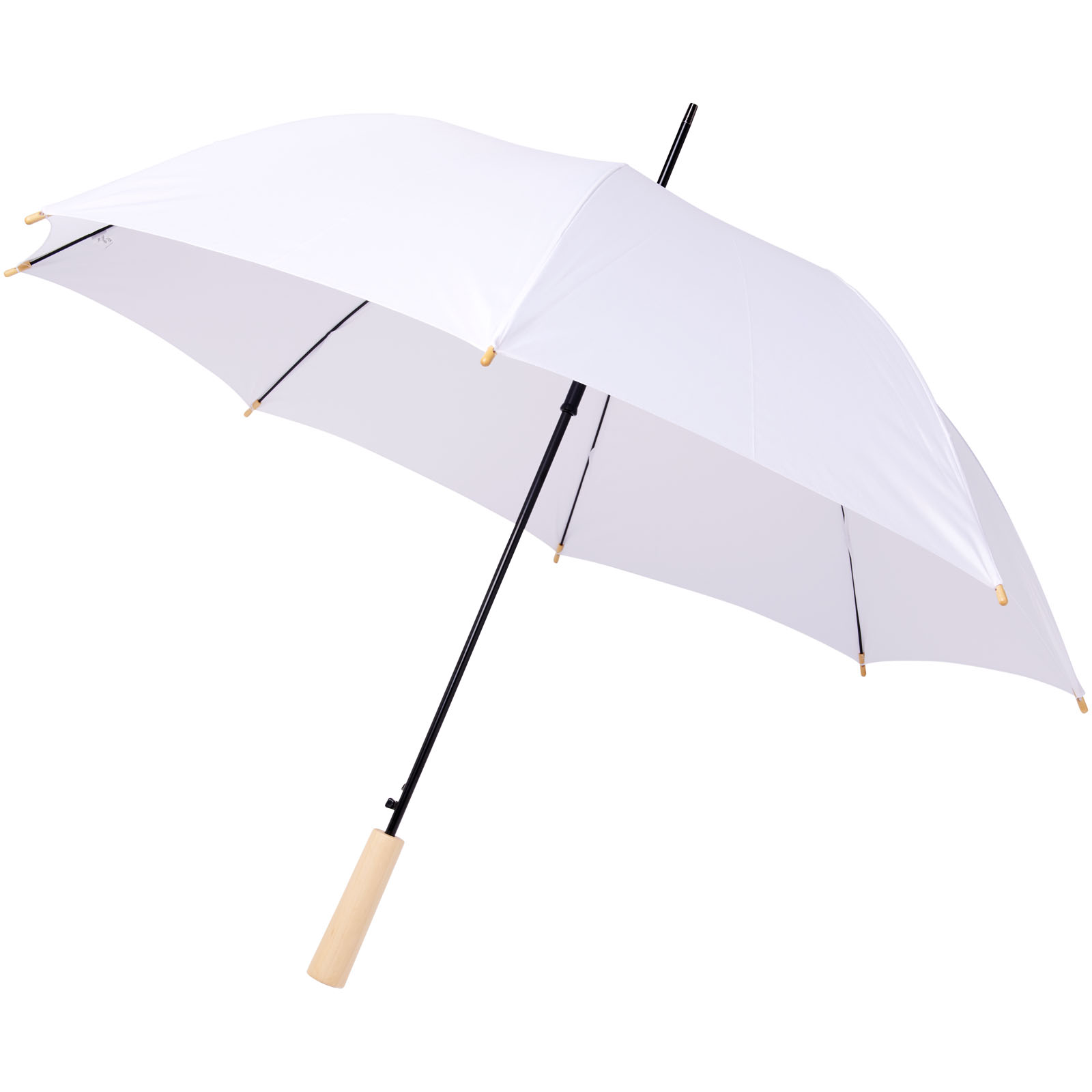 Parasol automatyczny Alina 23” wykonany z plastiku PET z recyklingu P068351C biały