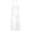 Fartuch bawełniany Reeva z wiązaniem z tyłu, 100% bawełna P068416C biały