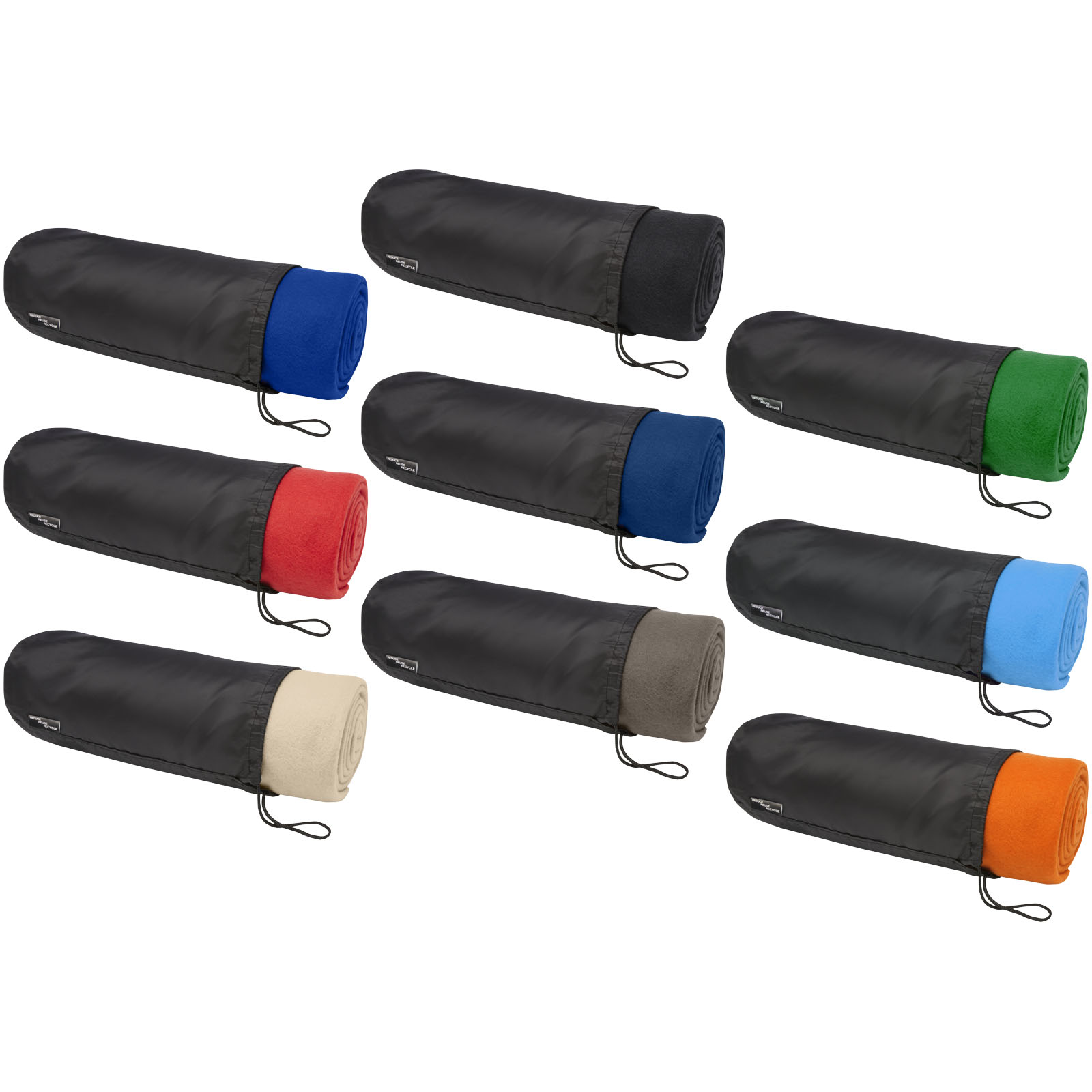 Koc polarowy z plastiku z recyklingu Willow P073818C PFC-113190-W