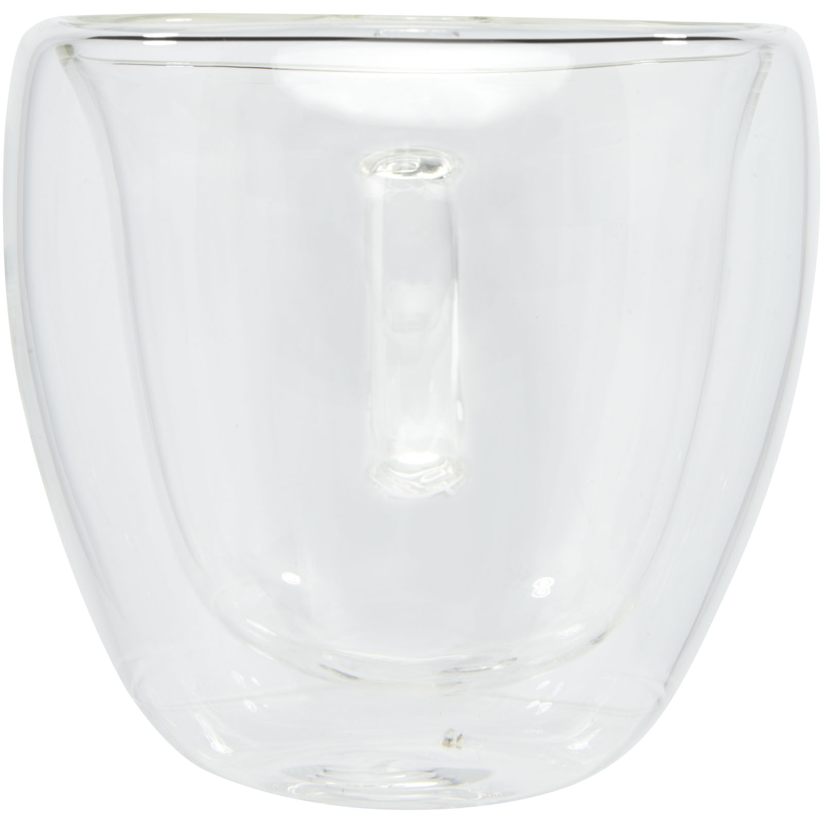 Manti 2 sztuki, szklany kubek o pojemności 100 ml z bambusową podkładką P075654C