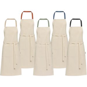 Nia fartuch z bawełny z recyklingu 200 g/m² P098636C PFC-113325-W