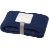 Suzy koc z dzianiny poliestrowej z certyfikatem GRS o wymiarach 150 x 120 cm P076721C granatowy