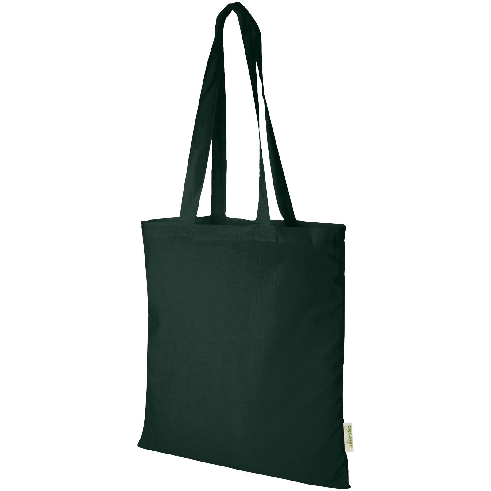 Orissa 140 g/m² organic cotton tote bag 7L P074999C ciemnozielony