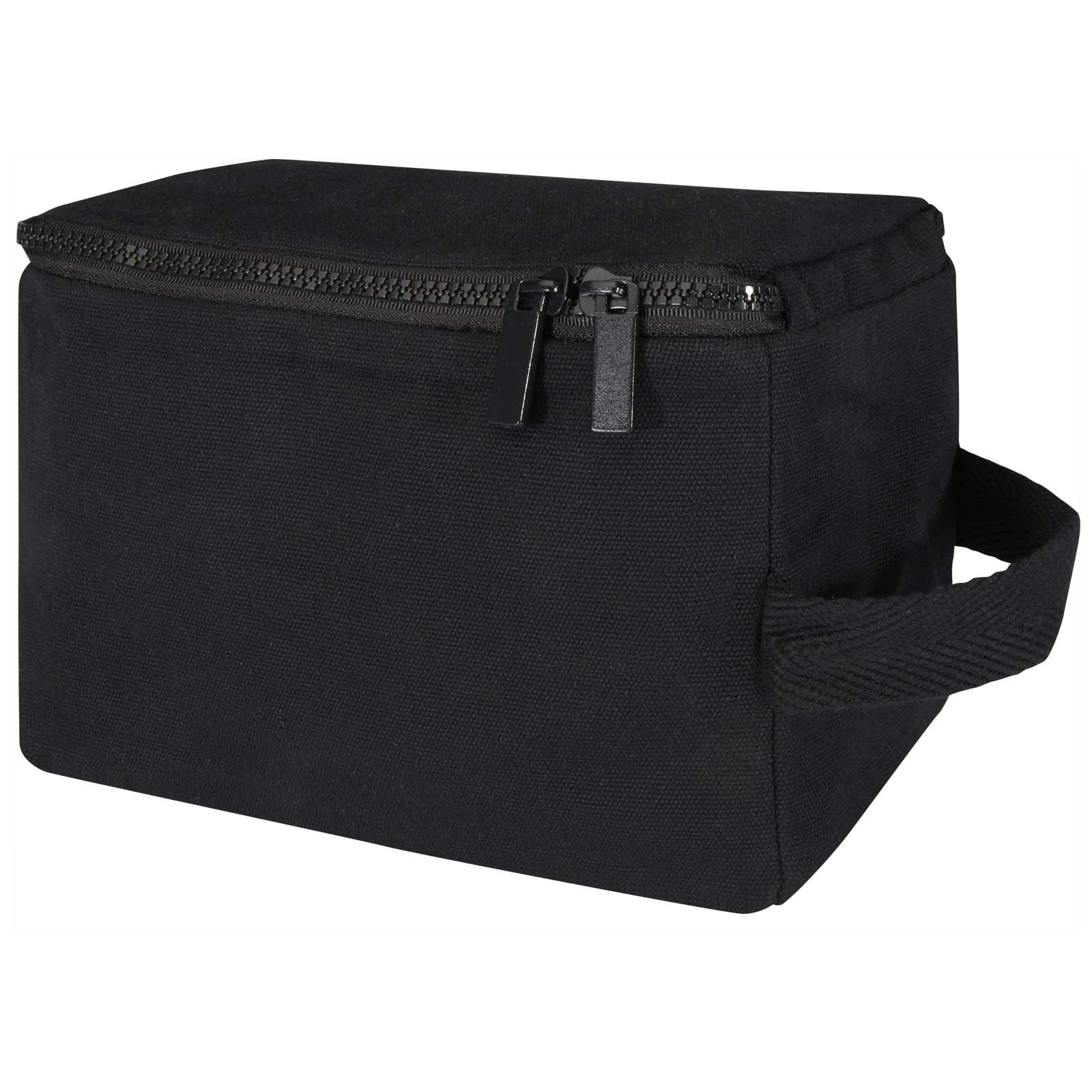 Organizer na przybory toaletowe z materiałów recyklingowanych Pack 500 g/m² Aware™ P109817C czarny