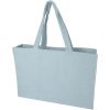 Torba plażowa Siam z materiału frotte z recyklingu GRS, o pojemności 13 l P109828C cloud blue