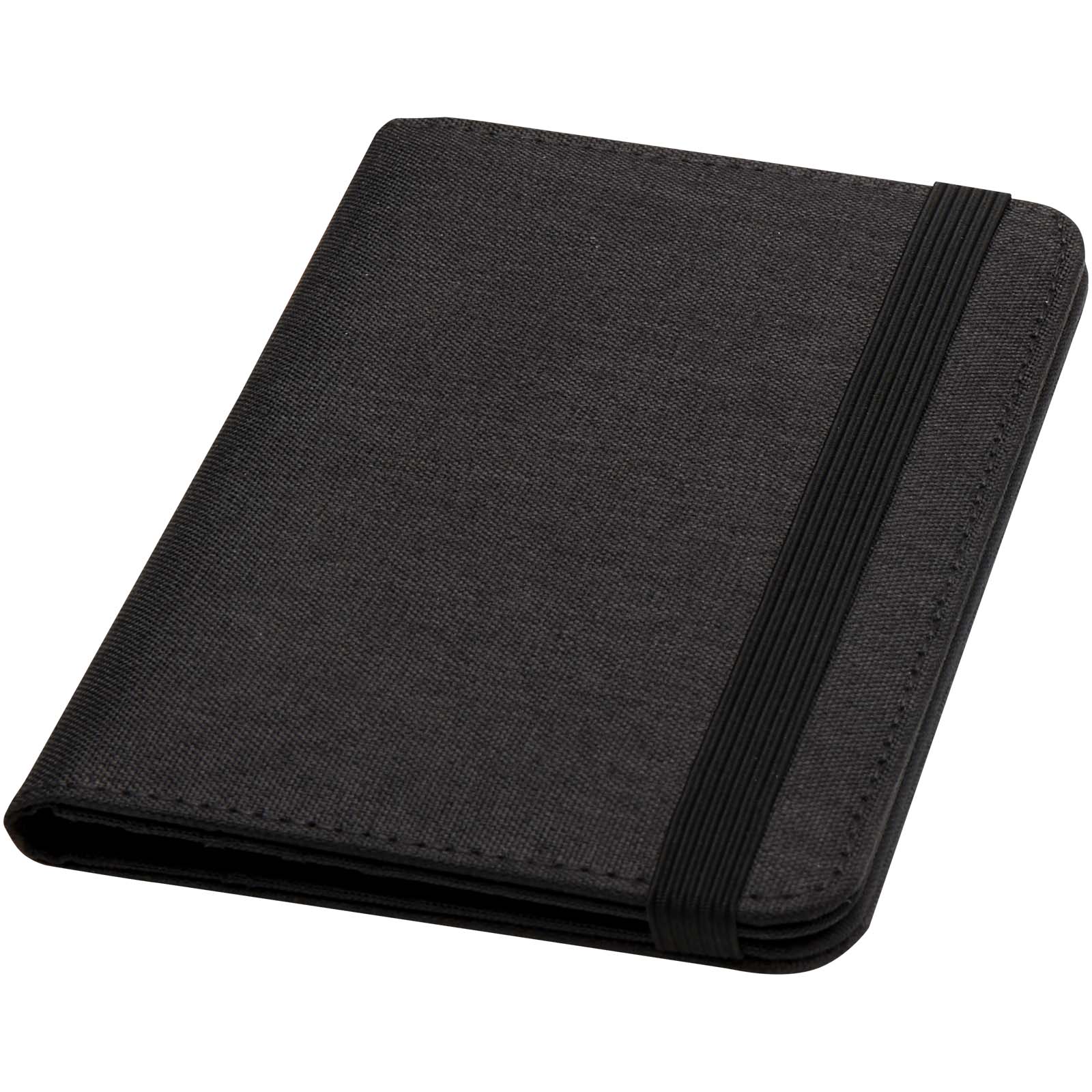 Ross etui na paszport RPET RFID wykonane z materiałów z recyklingu z certyfikatem GRS P097929C heather charcoal