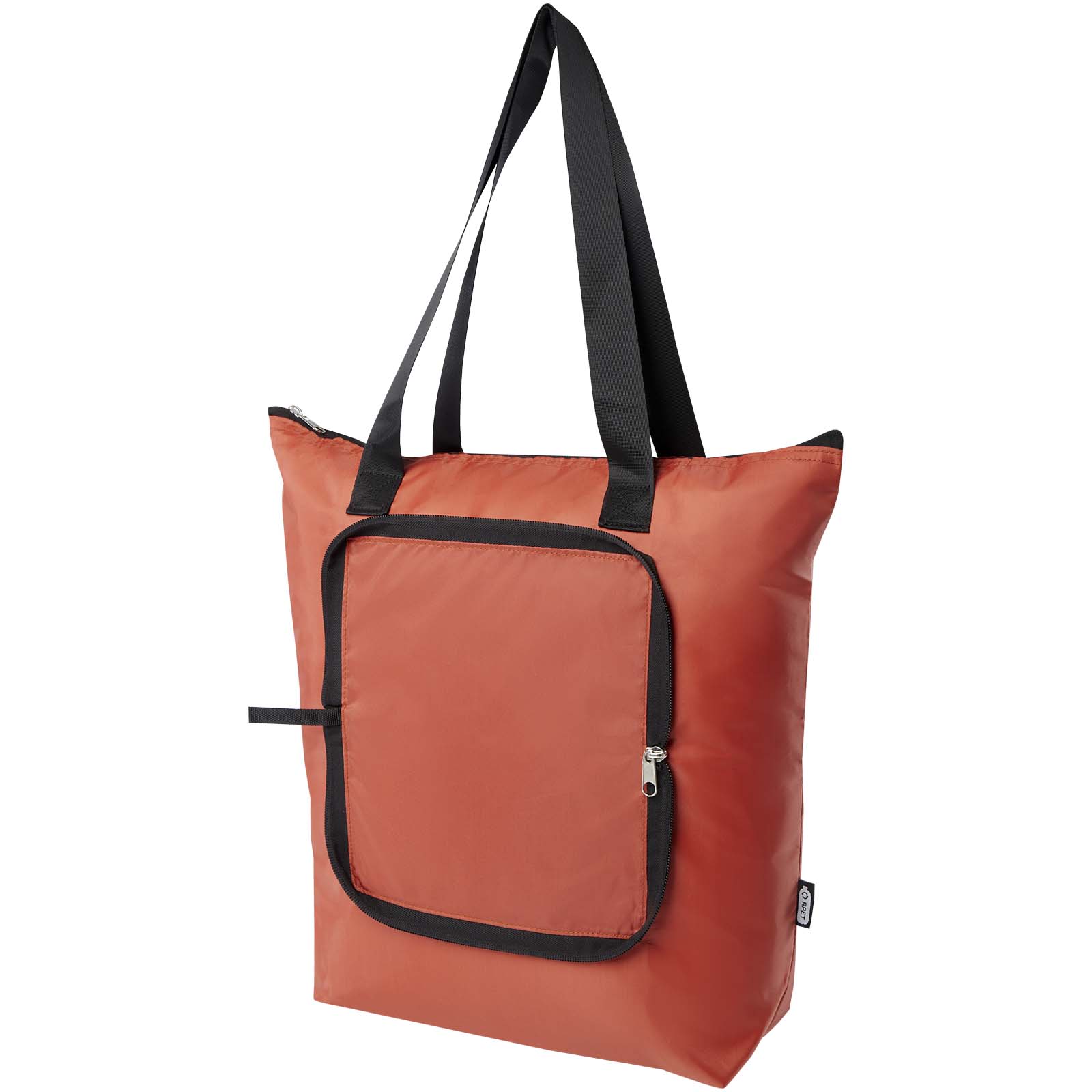 Składana torba termiczna EcoFold z materiału RPET, o pojemności 15 l P109900C brick