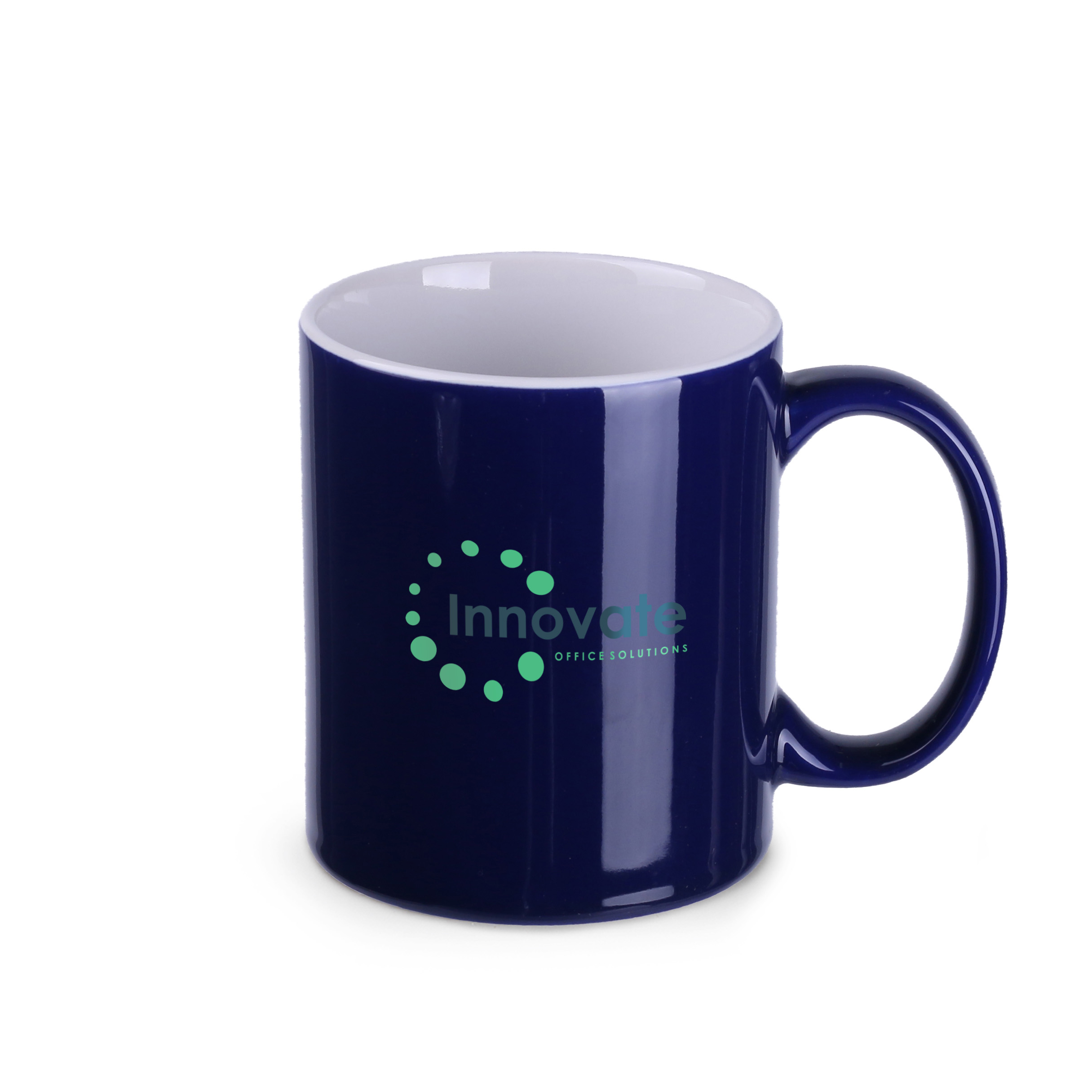 Kubek Tomek Classic 320 ml P041748M granatowy / biały