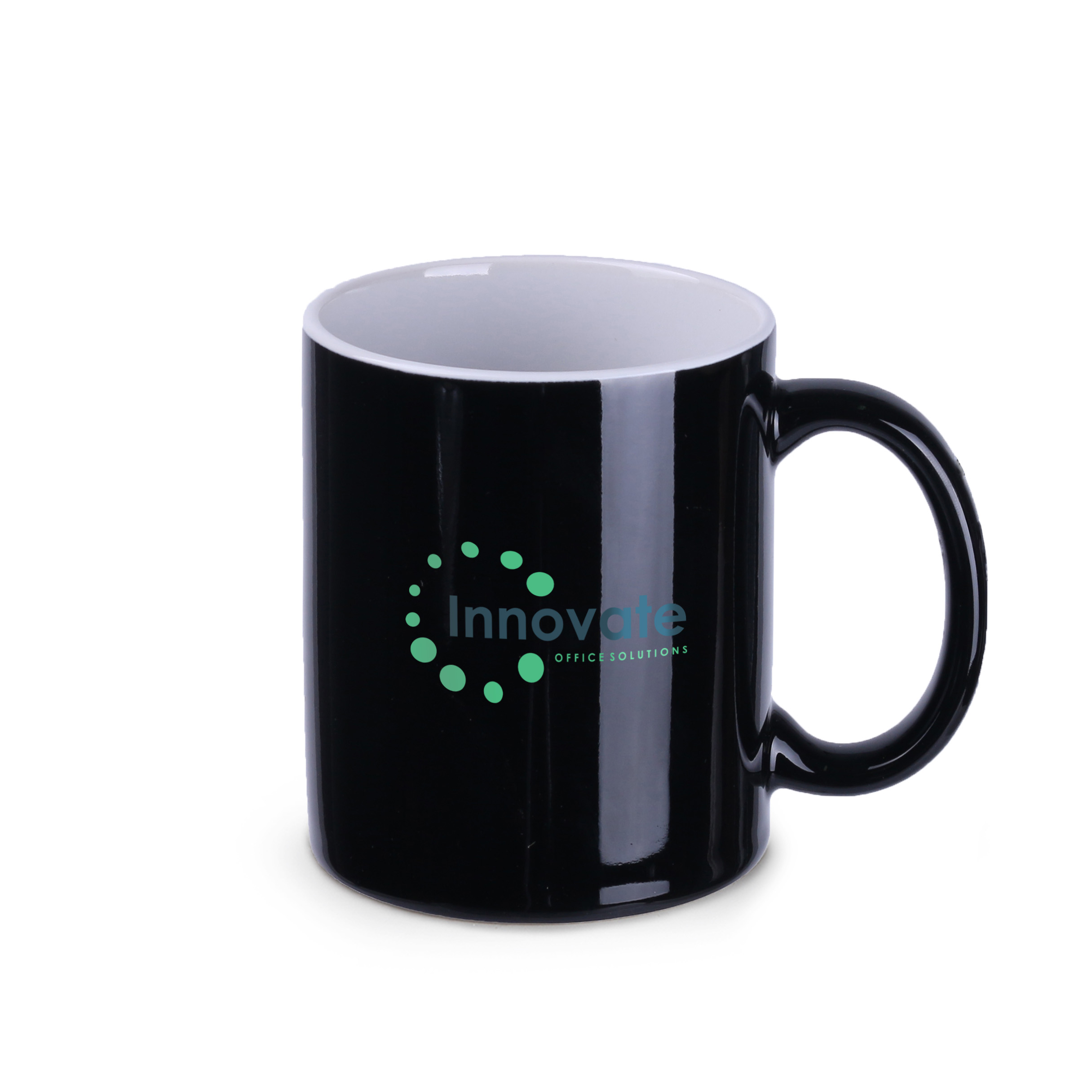 Kubek Tomek Classic 320 ml P041748M czarny / biały