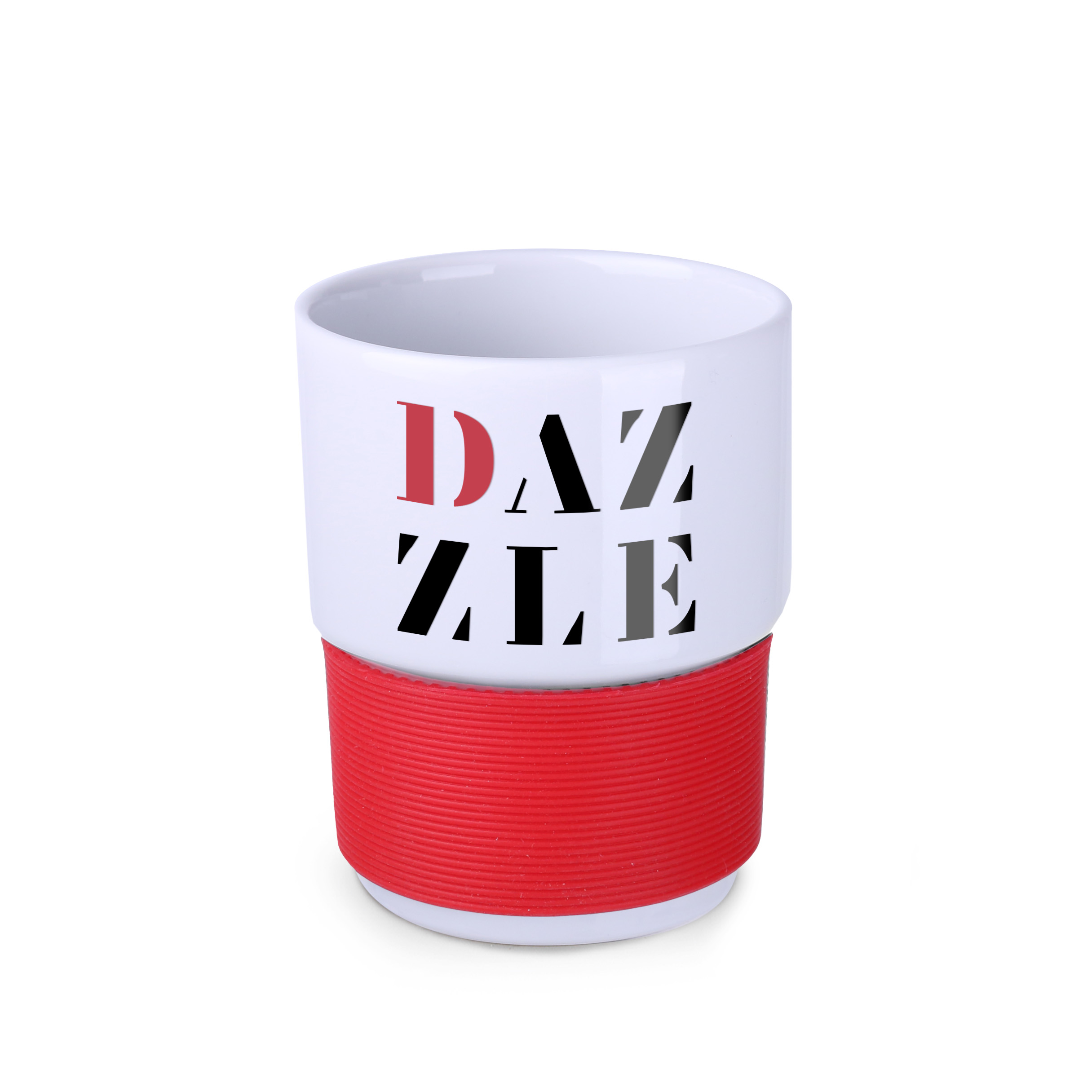 Kubek Freddo Plus 330 ml P041845M czerwony / biały