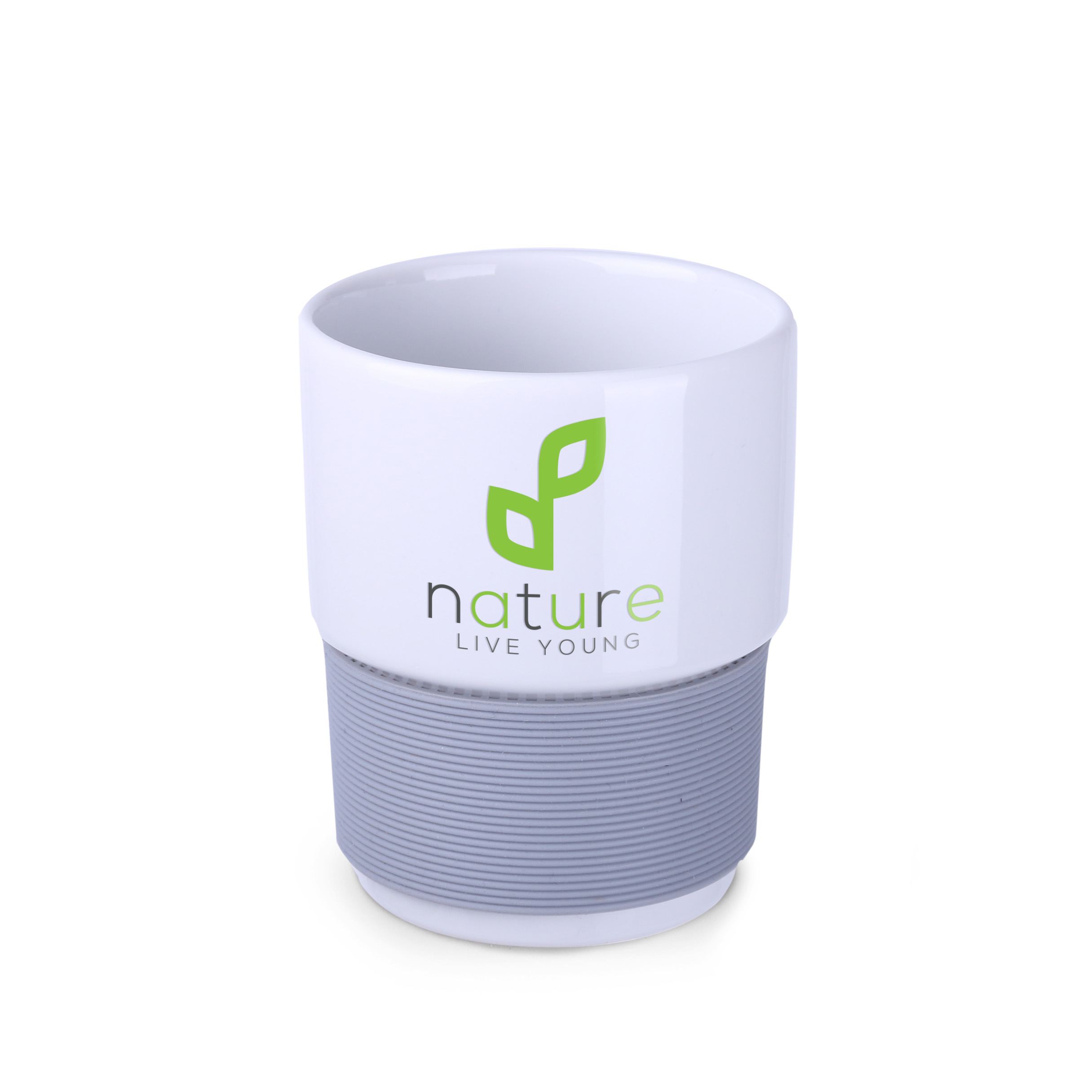 Kubek Freddo Plus 330 ml P041845M szary / biały