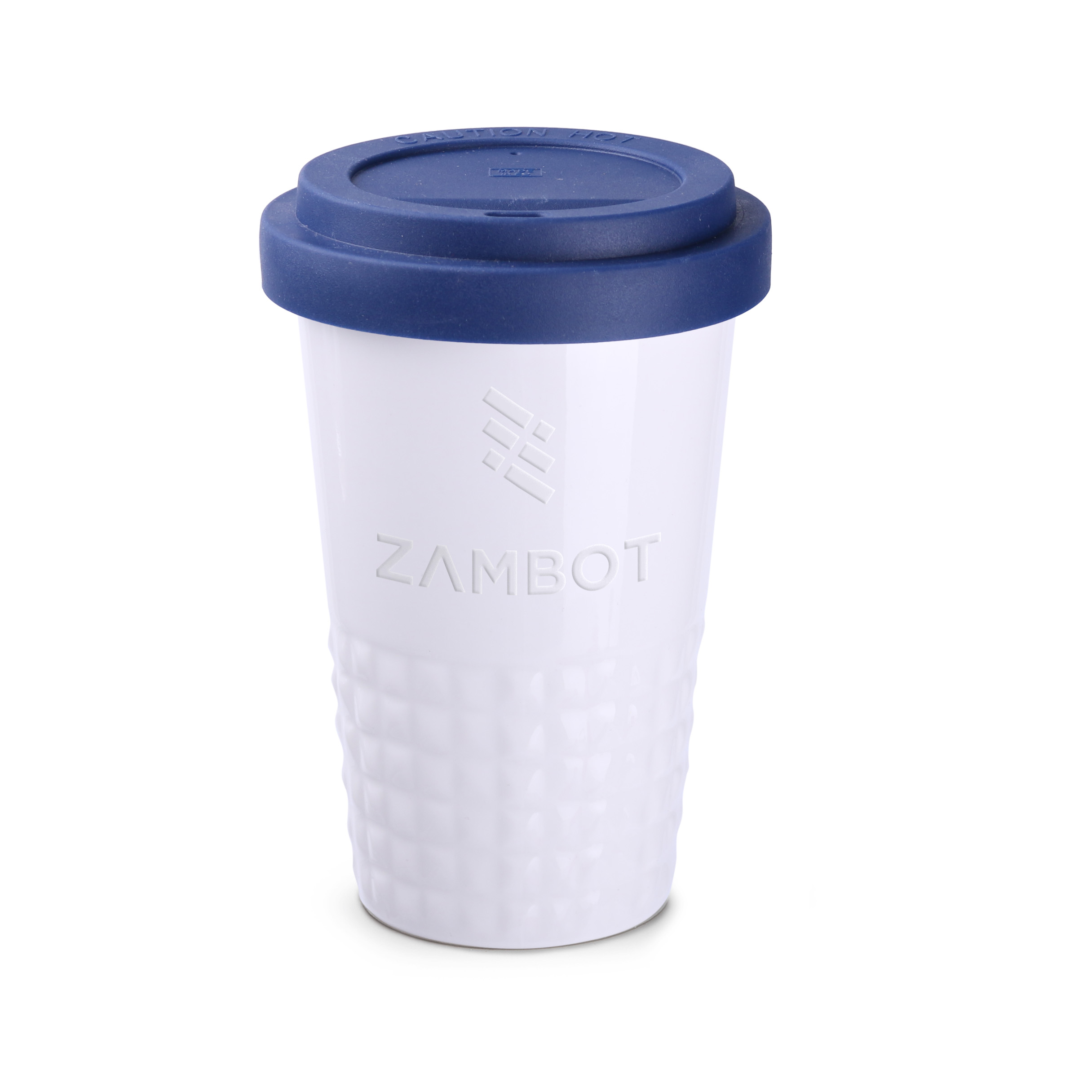 Kubek Freedom Excellence Classic 280 ml P041852M biały / granatowy