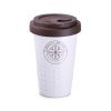 Kubek Freedom Excellence Lock 280 ml P041861M biały / brązowy