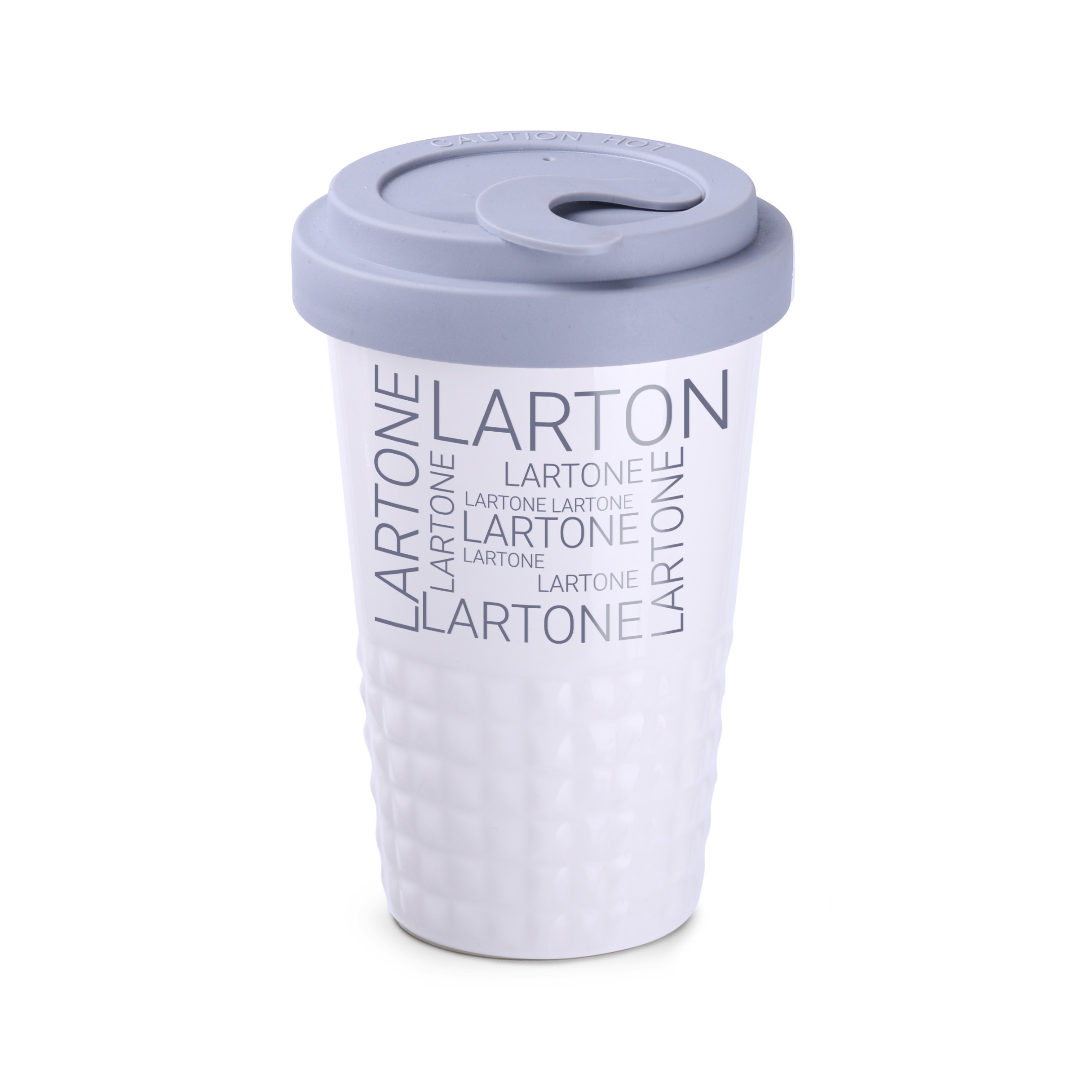 Kubek Freedom Excellence Lock 280 ml P041861M biały / szary