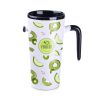 Kubek Idea 390 ml P047048M biały / czarny