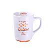 Kubek Ivory 300 ml P047058M biały / pomarańczowy