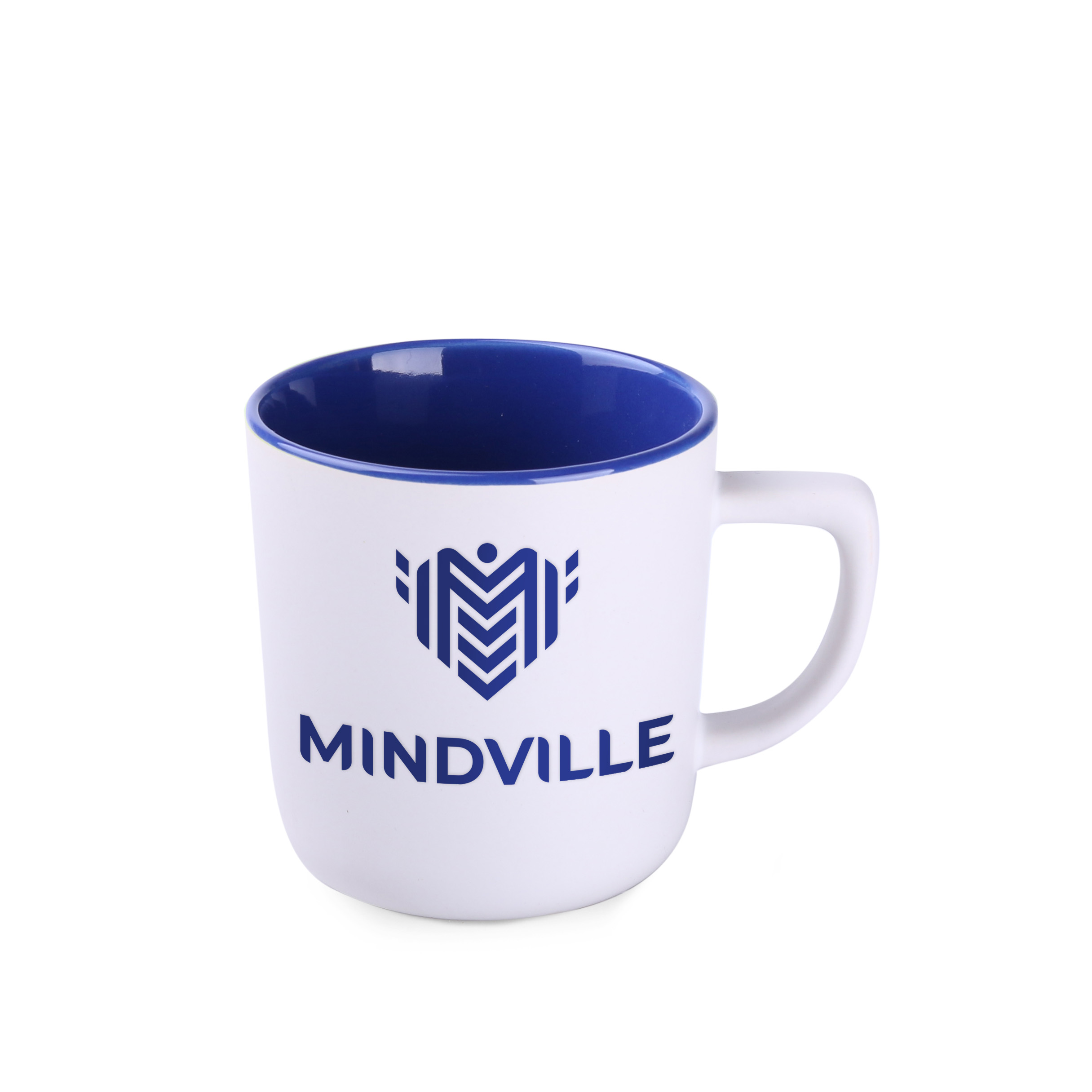 Kubek Rico Pure 250 ml P047078M biały / refex blue