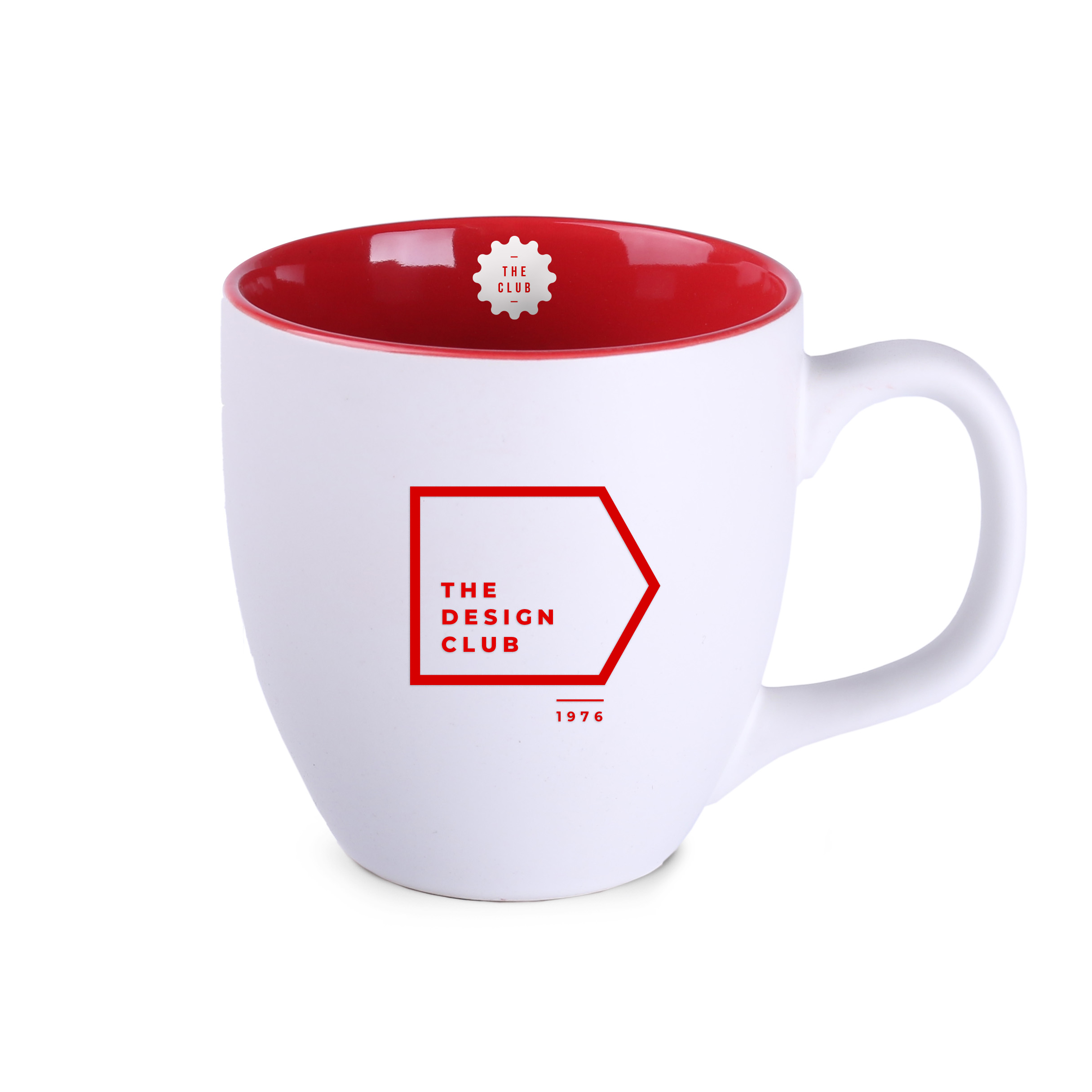 Kubek Americano Pure 420 ml P041857M biały / czerwony