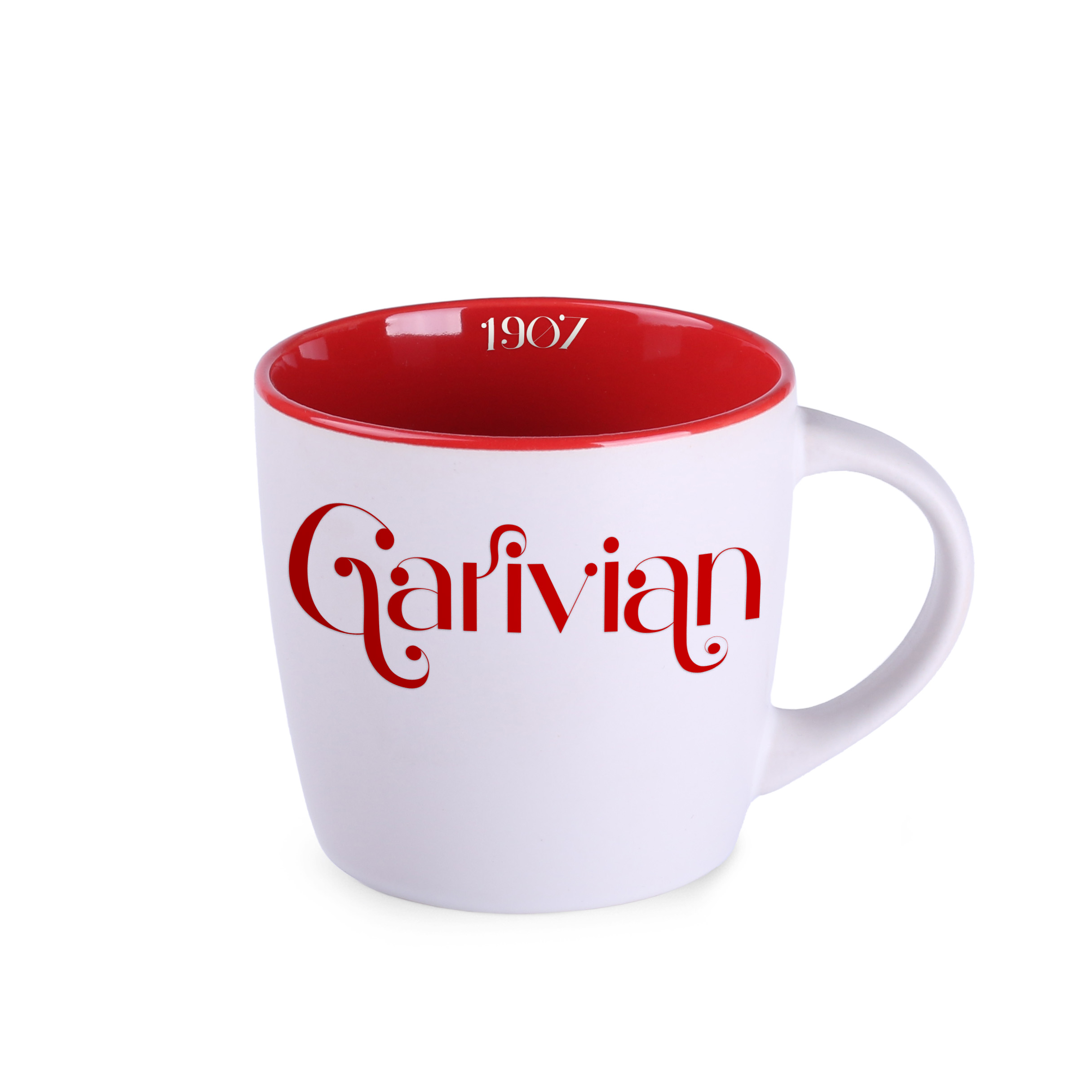 Kubek Handy Pure 320 ml P041830M biały / czerwony