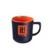 Kubek Rico Supreme 250 ml P047043M czarny / pomarańczowy