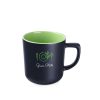 Kubek Rico Supreme 250 ml P047043M czarny / jasnozielony