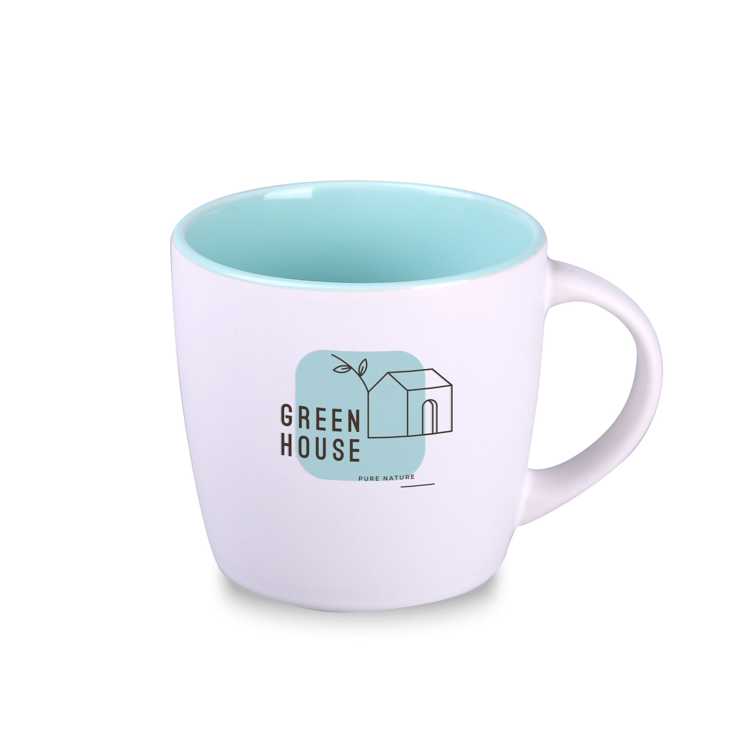 Kubek Handy Pure 320 ml P041830M biały / mint