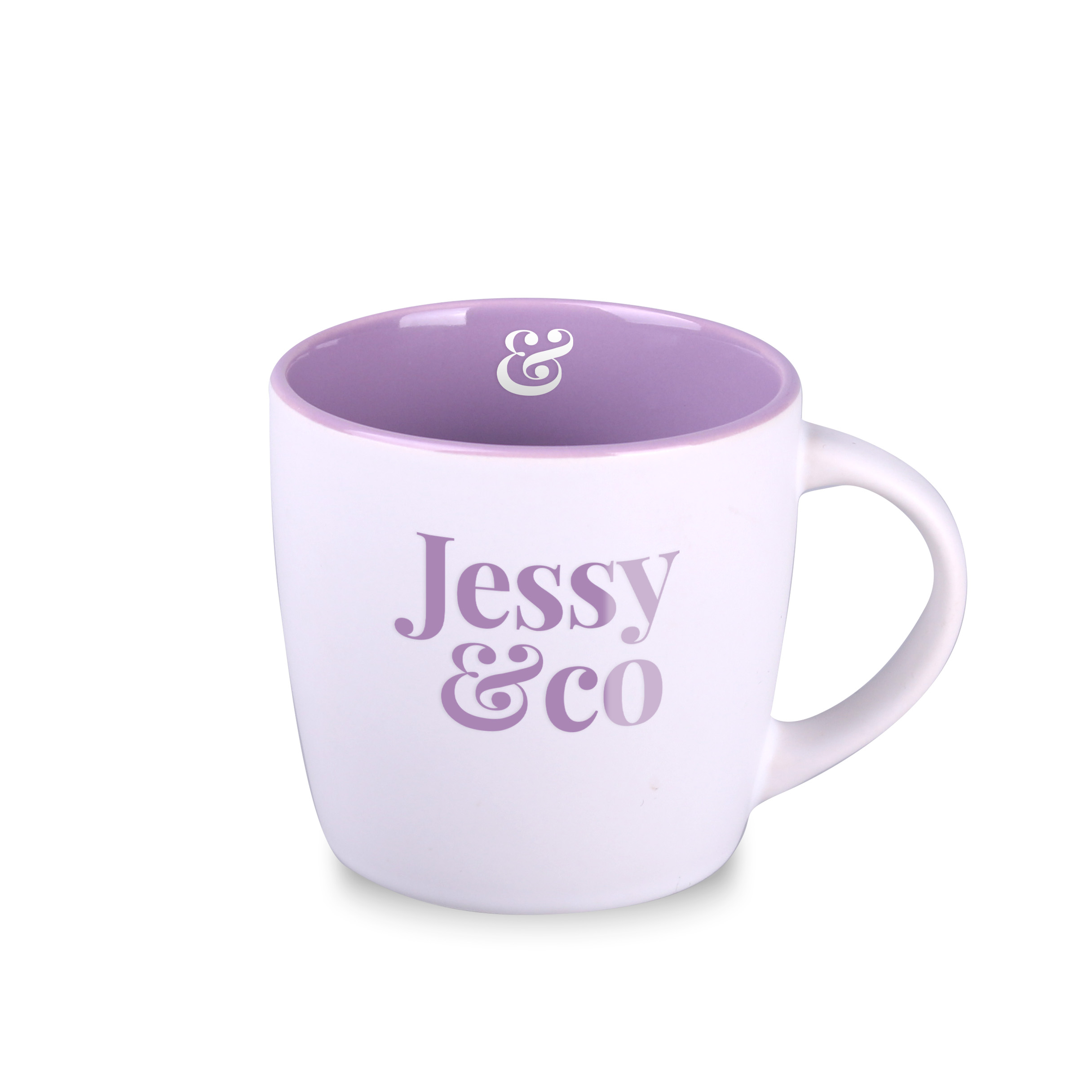 Kubek Handy Pure 320 ml P041830M biały / lavender