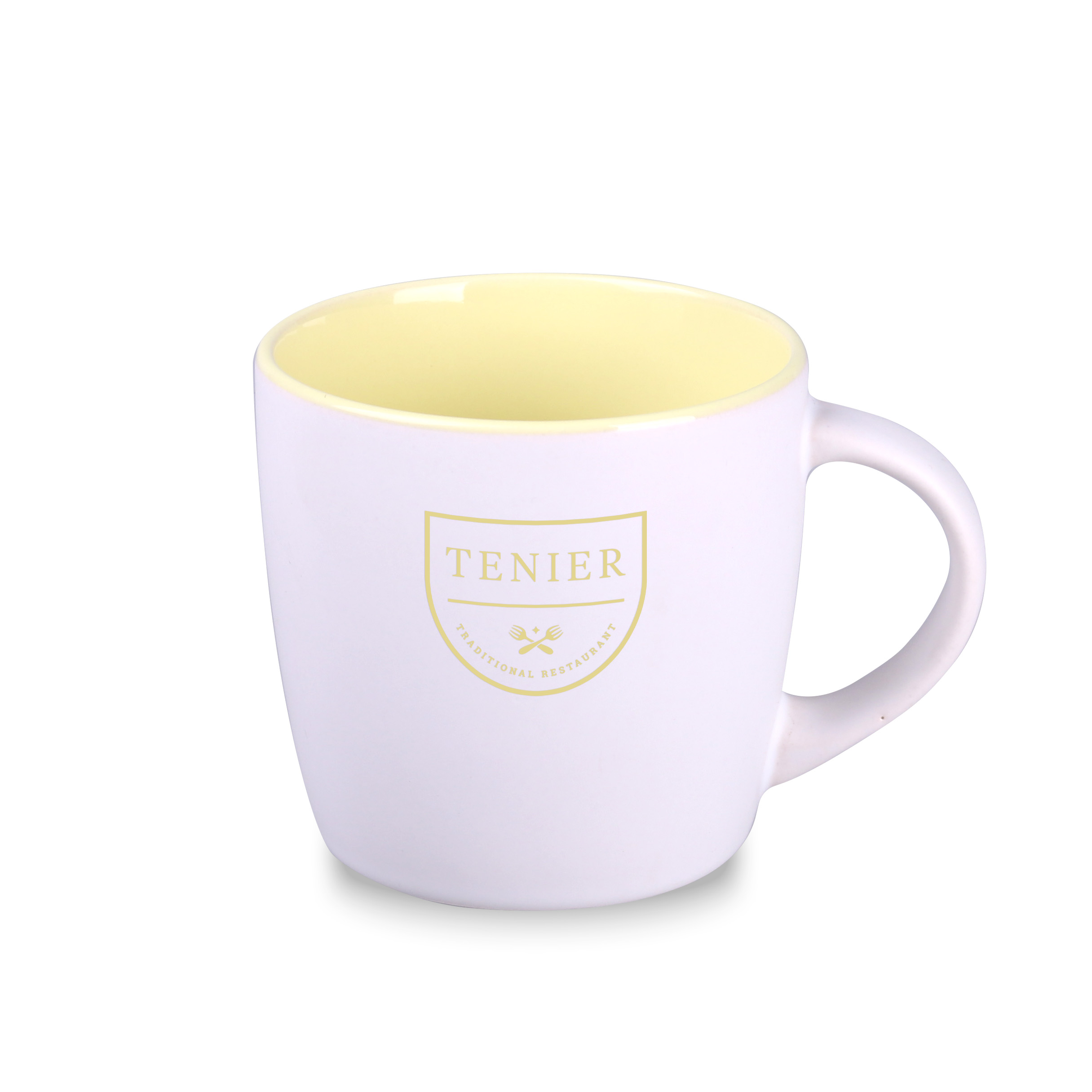 Kubek Handy Pure 320 ml P041830M biały / sunny yellow