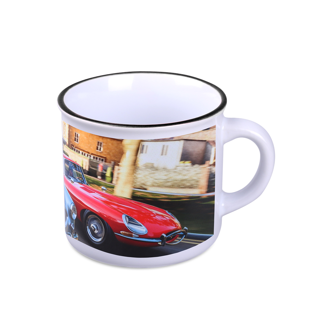 Kubek sublimacyjny Loft Art 290 ml P056629M biały / czarny