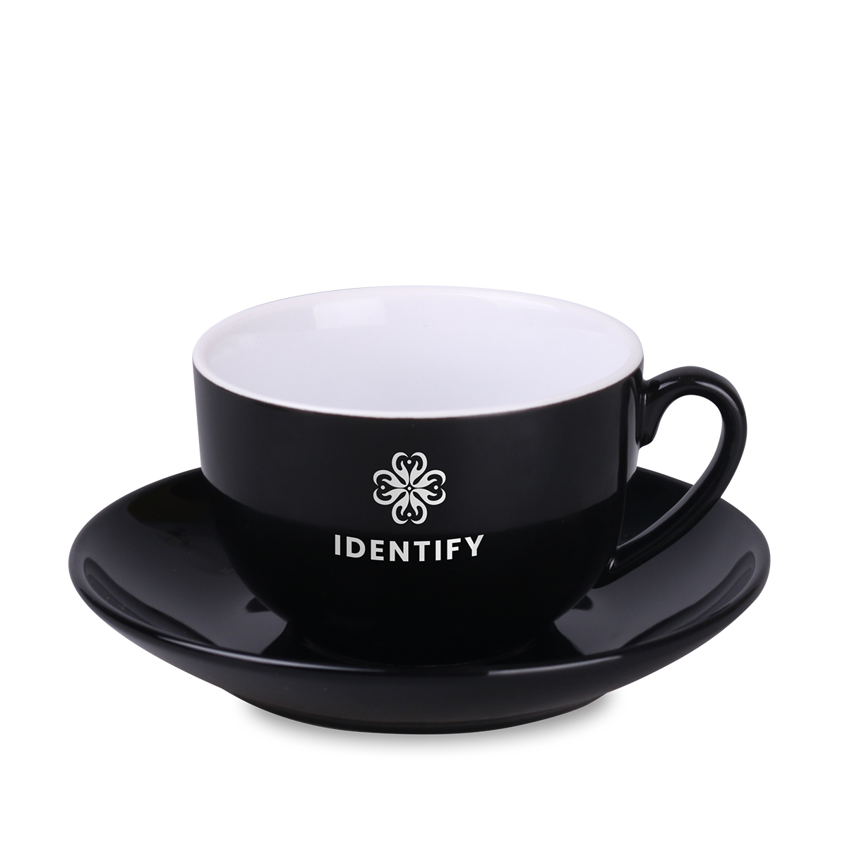 Filiżanka Sonata Premium 230 ml P102154M czarny / biały