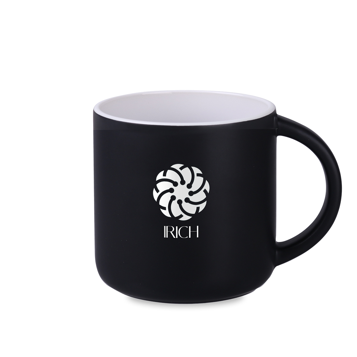 Kubek Modern Supreme 390 ml P066783M czarny / biały