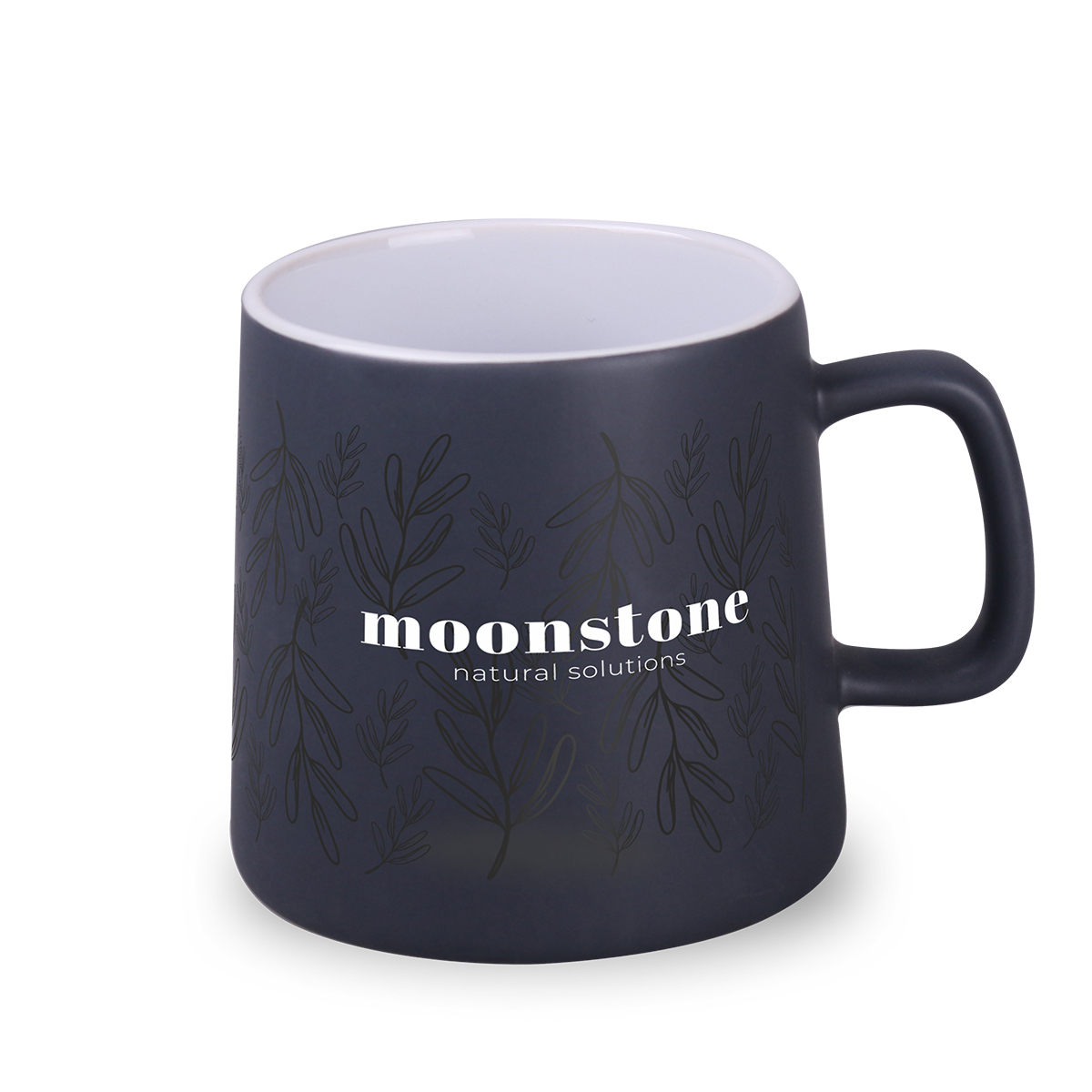 Kubek Eden 370 ml P102160M stony dust / biały