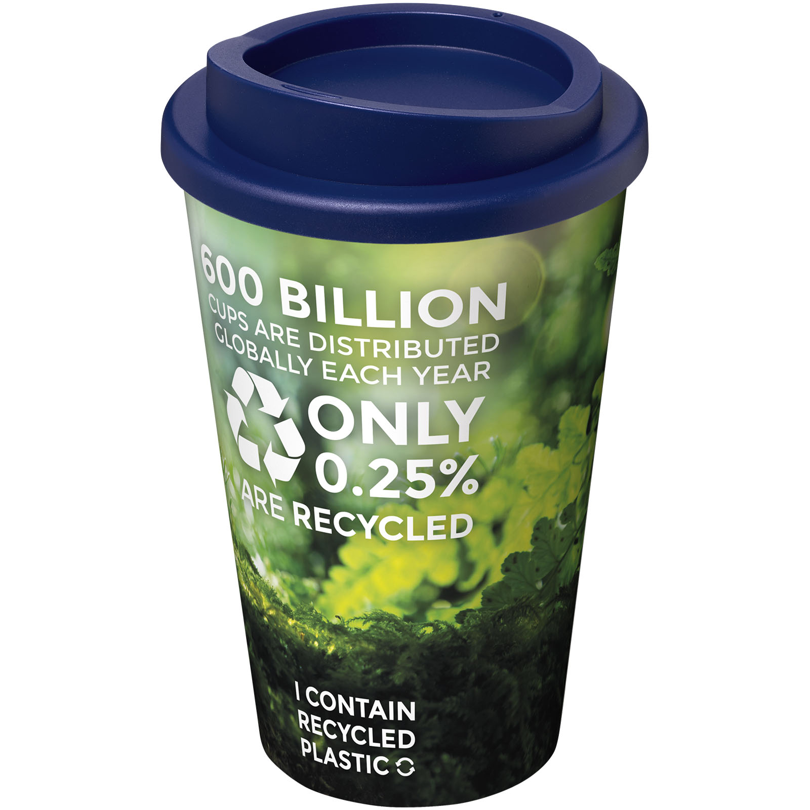 Kubek termiczny z serii Brite-Americano o pojemności 350 ml P069001C niebieski