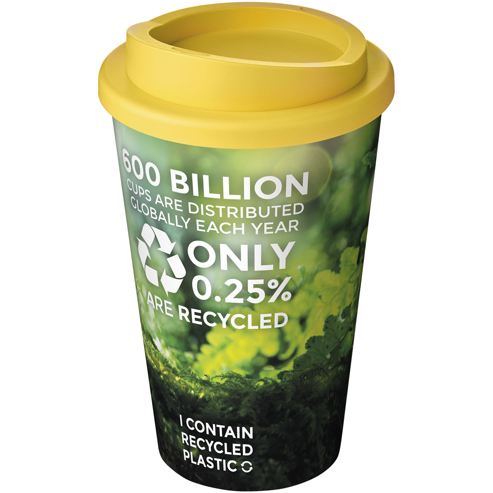 Kubek termiczny z serii Brite-Americano o pojemności 350 ml P069001C żółty