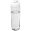 Bidon H2O Tempo® o pojemności 700 ml z wieczkiem zaciskowym P069127C przezroczysty / biały