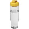 Bidon H2O Tempo® o pojemności 700 ml z wieczkiem zaciskowym P069127C przezroczysty / żółty