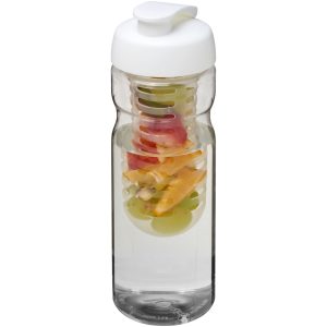 Bidon H2O Base® z wieczkiem na zacisk o pojemności 650 ml zmożliwością przyrządzania wody smakowej P069234C PFC-210046-W
