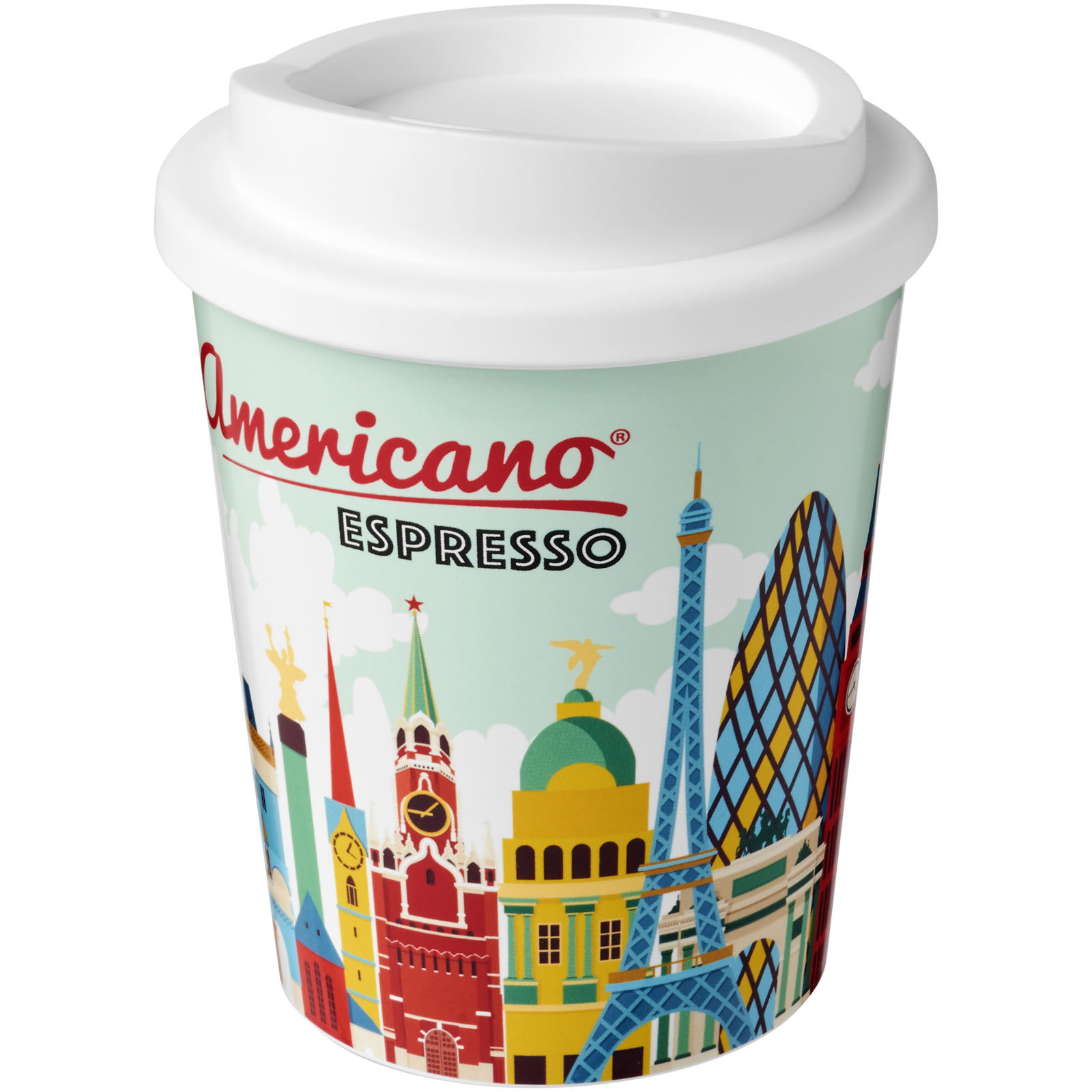 Kubek termiczny espresso z serii Brite-Americano® o pojemności 250 ml P072515C biały