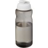 H2O Active® Eco Big Base bidon z wieczkiem zaciskowym o pojemności 1 litra P076976C ciemnografitowy / biały