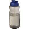 H2O Active® Eco Big Base bidon z wieczkiem zaciskowym o pojemności 1 litra P076976C ciemnografitowy / niebieski