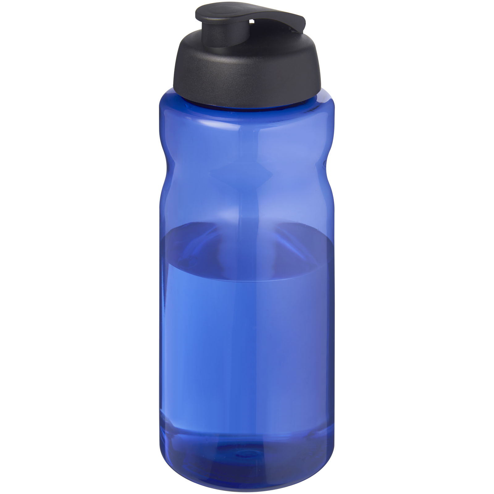 H2O Active® Eco Big Base bidon z wieczkiem zaciskowym o pojemności 1 litra P076976C niebieski / czarny