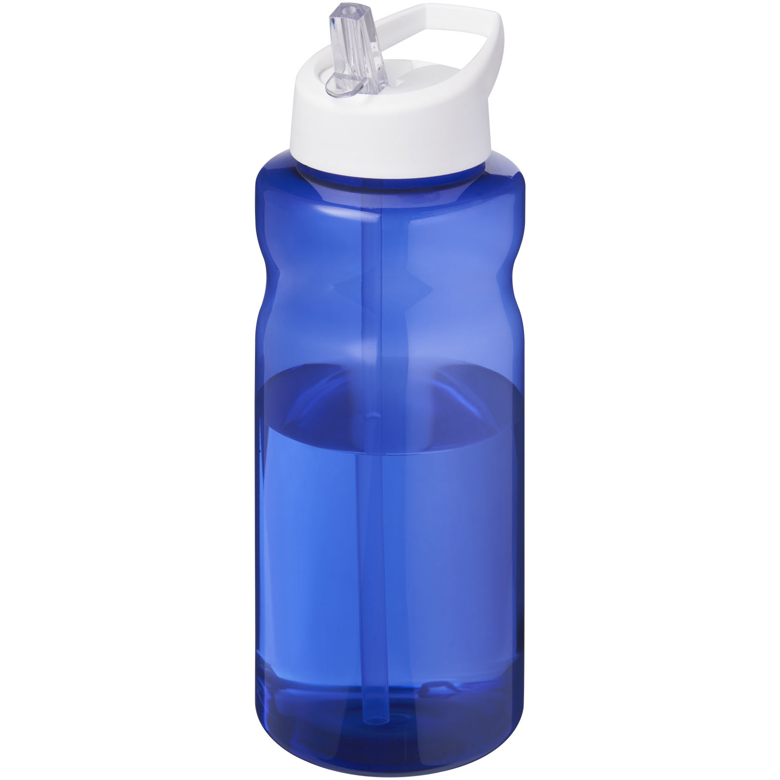 H2O Active® Eco Big Base bidon o pojemności 1 litra z wieczkiem z dzióbkiem P076984C niebieski / biały