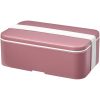 MIYO Renew jednoczęściowy lunchbox P077257C różowy / biały