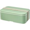 MIYO Renew jednoczęściowy lunchbox P077257C zielony butelkowy / szary kamienny