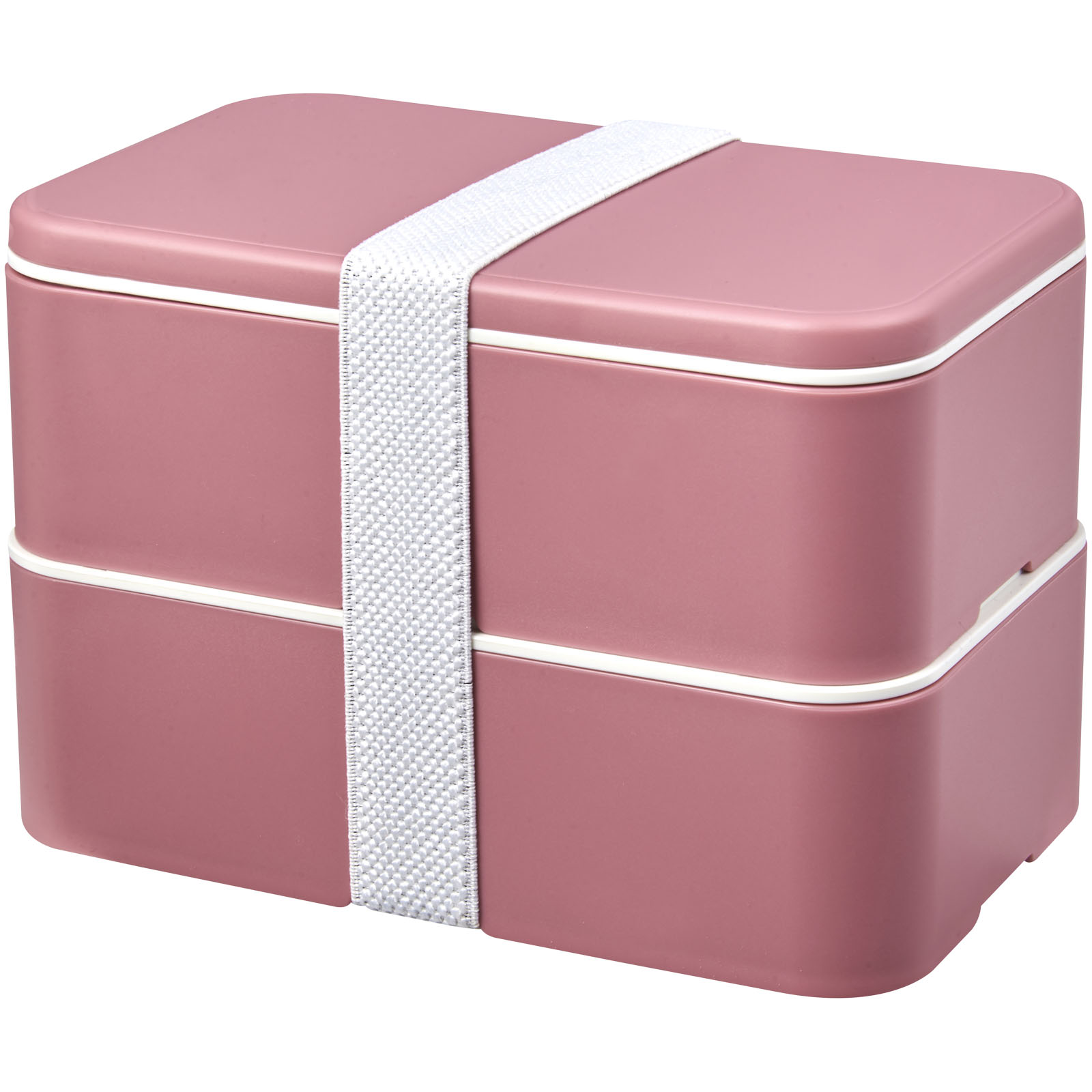 MIYO Renew dwuczęściowy lunchbox P077265C różowy / biały