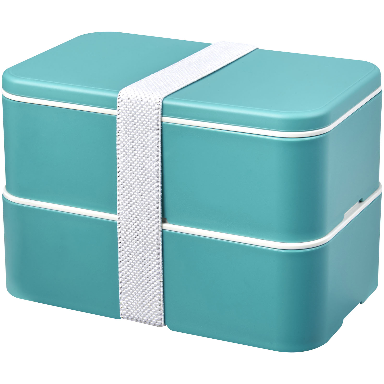 MIYO Renew dwuczęściowy lunchbox P077265C rafowo niebieski / biały
